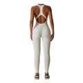 One Piece Sportswear Bodysuit  Women Fitness Sports Jumpsuit Seamless Gym Plus Size  Ribbed Gym Training Dance Wear