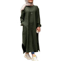 Factory Sale Direct Modest Comfortable Cozy Abaya Set Borka Floral Muslim Kurtis for Women Muslim Dress