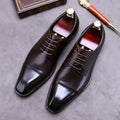 Latest Fashion Custom logo Business Office Genuine Leather Breathable Casual Shoes for Men