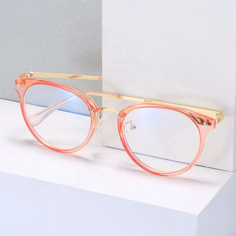 Glass Adult Computer Gaming Glasses Cut Filter Women Men Anti Blue Light Blocking Eyeglasses Optical Frames