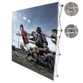 Premium Straight Popup Stands 10x10ft Backdrop Display POP up Display Stand PoP up Display Stand