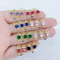 CZ8542 Dainty 18K Gold Mini Jewelry Supplies CZ CharmSmall Cute Diamond Cubic Zirconia Owl Animal Charms Pendants