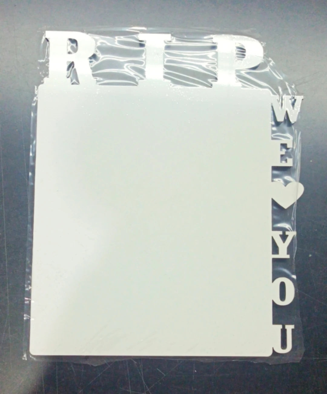 Manufacturer Hot Designs High Quality Creative Blank Wooden MDF RIP DAD GRAD MOM FAMILY Eco-Friendly Sublimation Printing