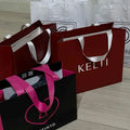 Custom Luxury Printed Ribbon Processing Cardboard Shopping Gift Wrap Paper Bag Clothes with Your Own logo