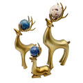 Resin Crystal Sphere Ball Stand Deer Shape Stand Decoration