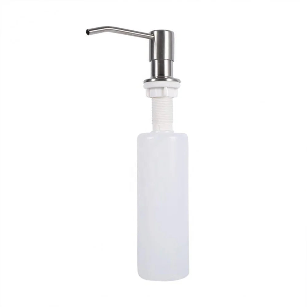 Competitive Price White ABS Plastic Hand Liquid Soap Dispenser Bottle 300ml Foam Deck Mounted Bathroom Kitchen Sink 3-Year