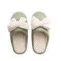 Fashion Cute Winter EVA Sole Colorful Bowknot Indoor Slippers for Women
