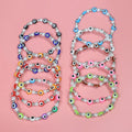 2025 Crystal Wholesale Summer Small Fresh Fashion Evil Eye Colorful Bracelet Adjustable
