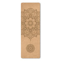 Premium Cork Yoga Mat | Durable Sweat Proof Eco-Friendly Exercise Mat With Carrying Strap | 5mm Thick