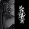Carpe Diem Semi-Permanent Body Tattoo Sticker Henna Face Water Transfer for Adults Wholesales Temporary Fake Arm Tattoo Adult