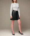 Spring Summer  Knit   Mesh  Long Sleeve  and Custom Beige Knitwear for Casual Style