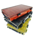 Fishing Lure Box Double Sided Tackle Storage Tray 14 Compartment Waterproof Visible Plastic Box Fishing Tackle Container