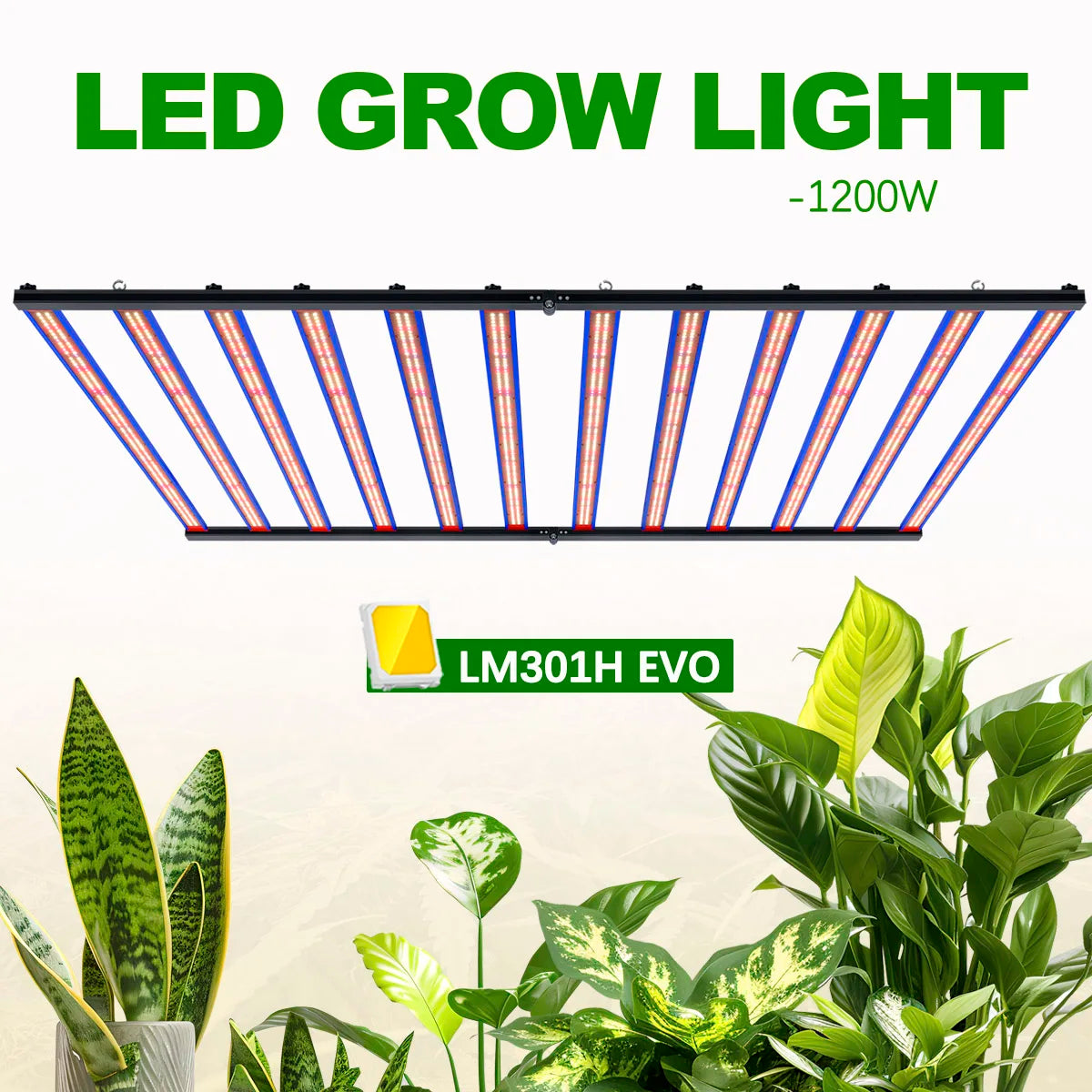 EU Stock Full Spectrum Grow Light Dimming LM301H EVO 1200w Led Grow Light Bar