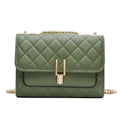 PU Fashionable Women's Messenger Shoulder Bag Polyester Lining Open Closure Chain Decoration Ladies Handbag Sacs Pour Femmes