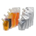 Wholesale Aluminium Liquid Juice Packaging Stand up Drink Aluminum Foil Spout Pouch Bag