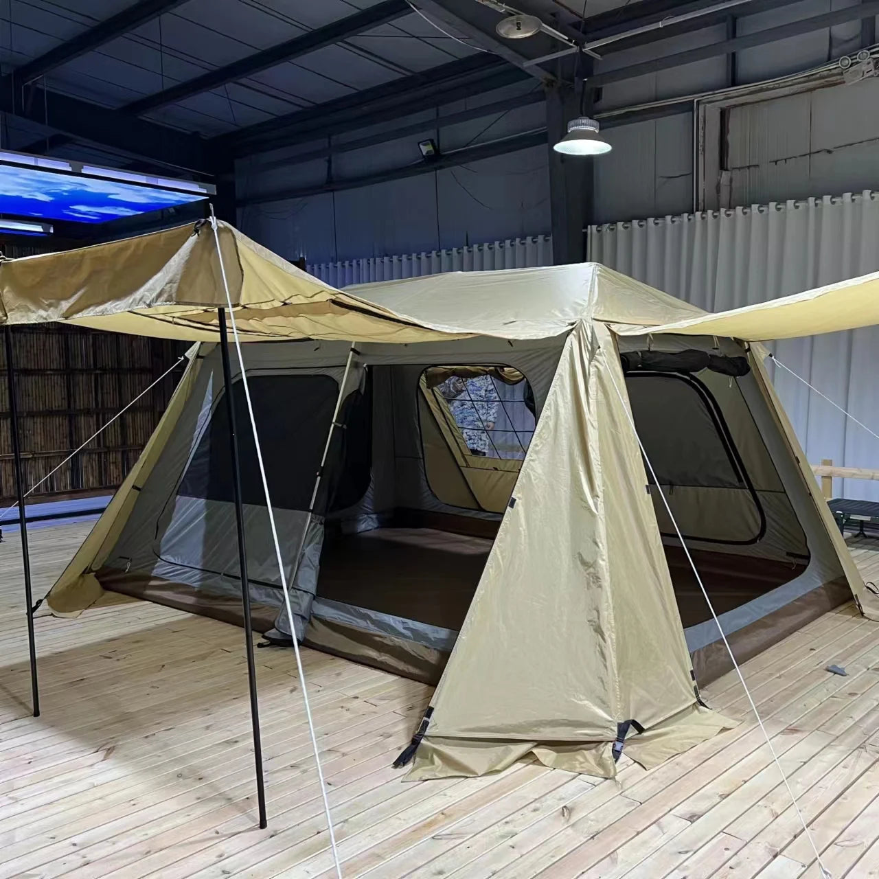 Extra Large Tent  5 8 Person Family Cabin Tents Waterproof Double Layer Picnic Camping Family Friends Outdoor Tents