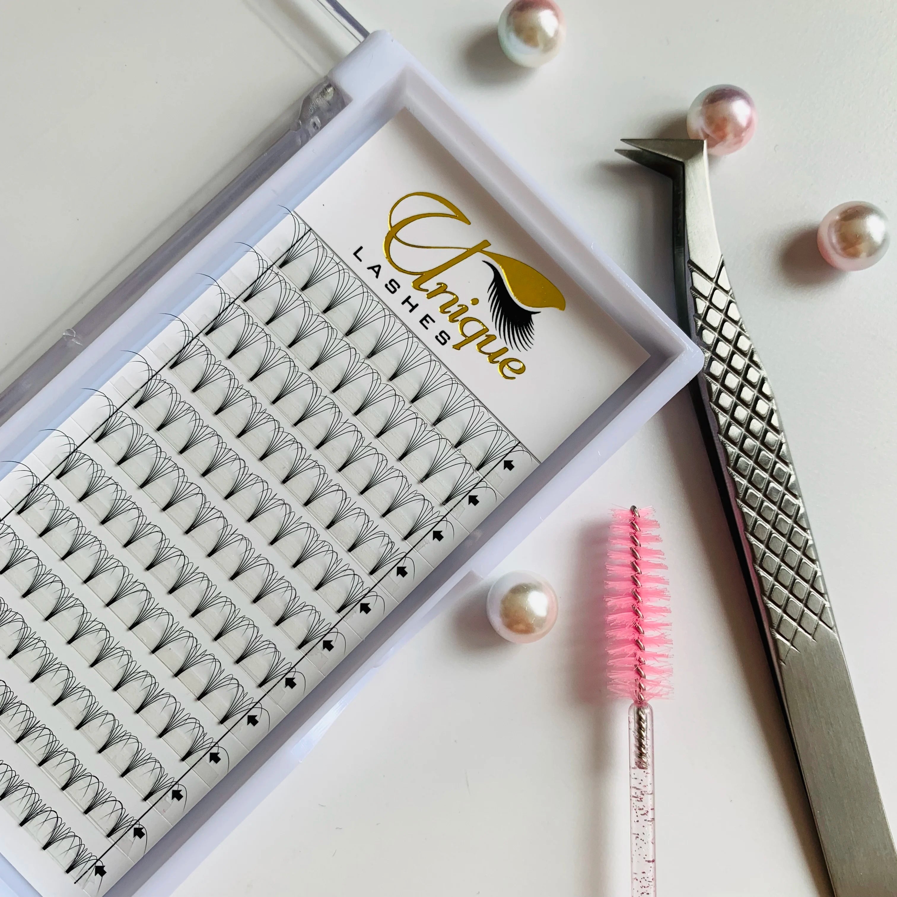 Professional Eyelashes Wholesale 0.07 0.10  Korean Pbt Eyelash Extensions