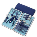 Nail Clippers and Beauty Tool Portable Set Stainless Steel Manicure Set with Leather Bag