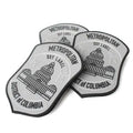 Hook and Loop Custom Embossed Name Logo Silicone Patches Rubber PVC Badges for Uniform