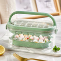 New Arrival Reusable 54 Cavities DIY Stackable Ice Cube Maker Plastic Silicon Fruit Ice Cube Tray with Lid and Storage Bin