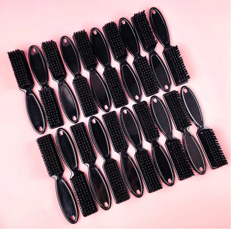 Large Nail Soft Brush Dust Cleaning Acrylic Powder Pink Black Wholesale Nail Brush Kit for Home Use