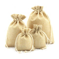 Khaki Drawstring Jewelry Packing Bag Portable Necklace Ring Earring Storage Jewelry Pouches