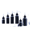 5ml-50ml Black Paint Ink Plastic Bottle Needle Nozzle  Squeeze Pe Bottle with Needle for Coating & Paint Industrial Use
