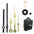 CE ROHS Chinese Sangtai 6168S Gold Hands Triangle Plastic Quartz Wall Clock Movements