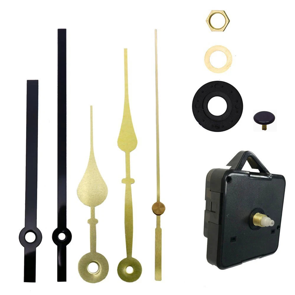 CE ROHS Chinese Sangtai 6168S Gold Hands Triangle Plastic Quartz Wall Clock Movements