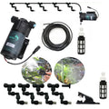Reptile Fogger Silent Pump Misting Spray System Kit Nebulizer for Plant Greenhouse Garden Irrigation Terrarium Device