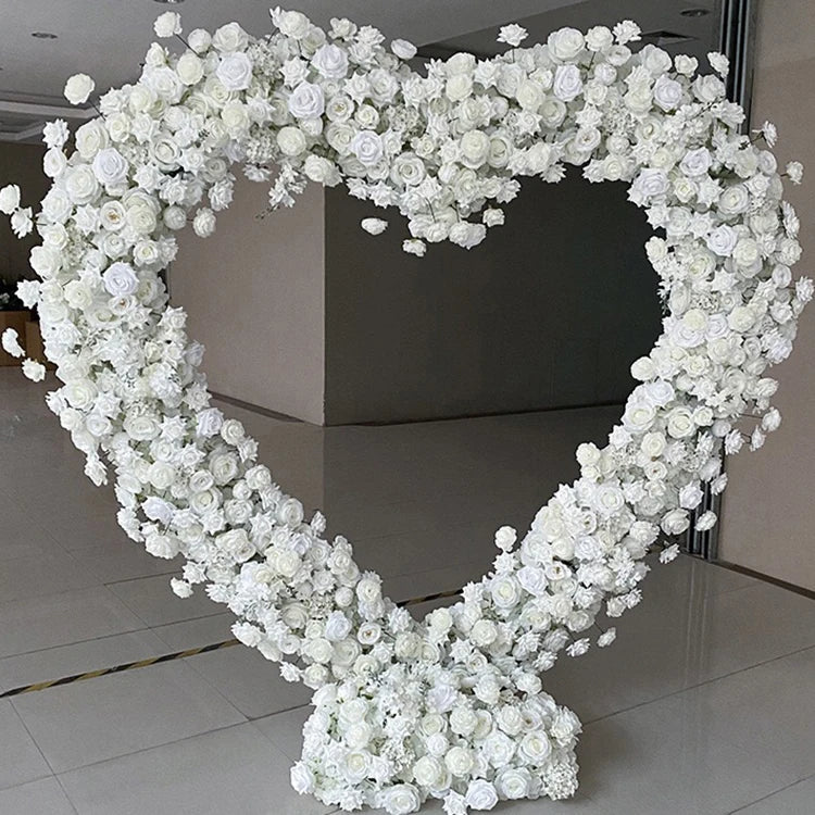 Heart Shaped Arch for Wedding Backdrop Events Flower Stand Heart Shaped Flower Arch