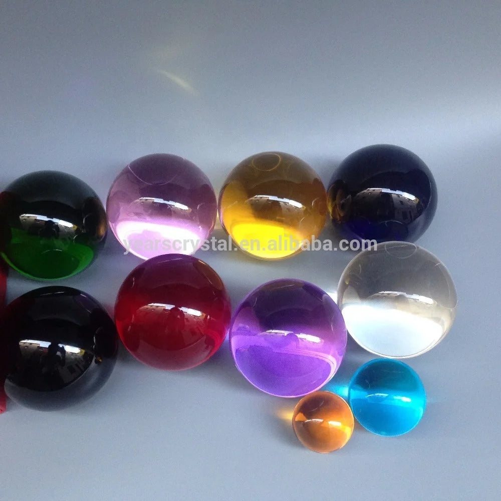 Factory Wholesale Smelting Stone Quartz Treat Sphere Healing Red Crystal Ball Sphere