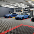 Rigid Modular Anti-Slip Drainage Vinyl Flooring Garage Floor Tile for Parking Lot Villa 4S Shop