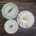 Solhui Vintage Ceramic Dinner Plate Steak Dessert Plates and Dishes