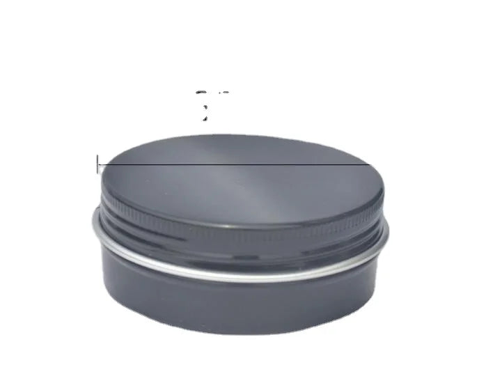 Aluminum Container Tin 5g 10g 15g 30g 50g 60g 100g 150g 200g 250g Beard Oil Hair Wax Black Aluminum Jar