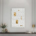 Ceramic Physical Painting Luxury Installation Painting Hanging Ceramic Wall Art Home Decor