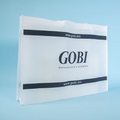 Eco-Friendly Custom Logo Sharp Printed Black Clothing Bag Non Woven Shopping Bag Laminated Non-Woven Bag