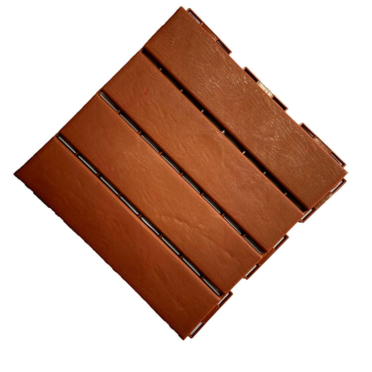 Plastic Interlocking Patio  Outdoor Flooring Decking Tiles for Porch Poolside Balcony Backyard