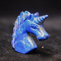 Huiying Hot product carving 47*50mm lapis lazuli unicorns horse unicorn for spiritual gift