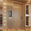 China Top Doors Manufacturers WH Certified Interior Soundproof Flat Hotel Room Wood Fire Rated Door 45 Minute Fire Door