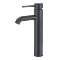 Watermark Matt Black Hot and Cold Deck Mounted Brass Basin Mixer Tap Faucet