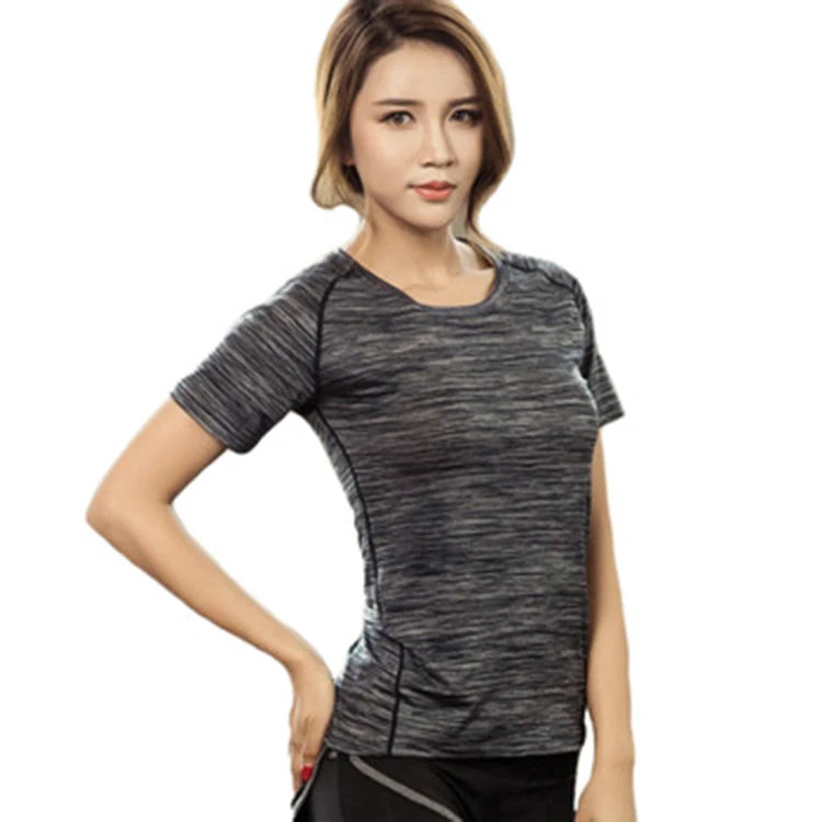 Topgear 2021 Summer 100% Polyester Quick Dry Sport T-Shirt Women
