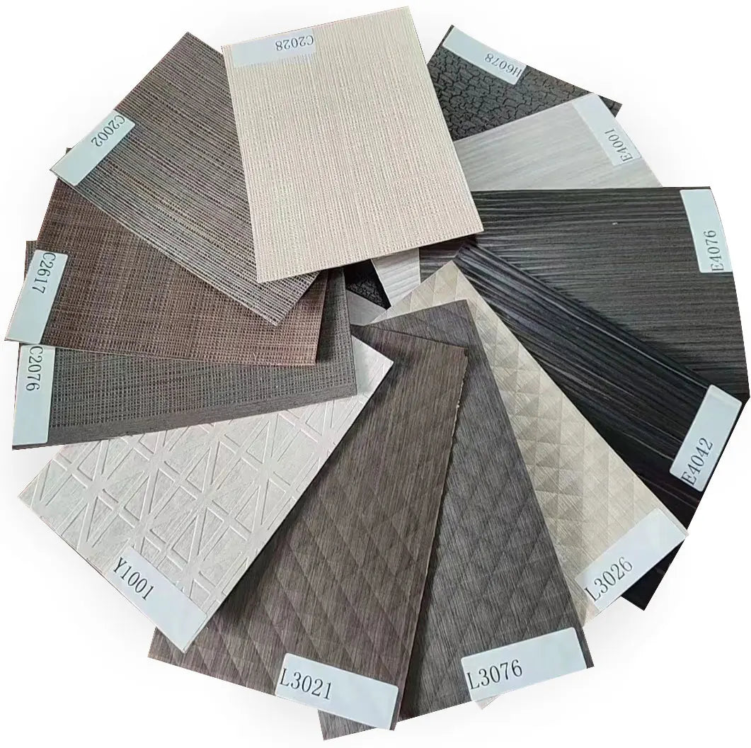 Vunir New Arrival 3D Embossed Veneer Furniture Decoration Panel