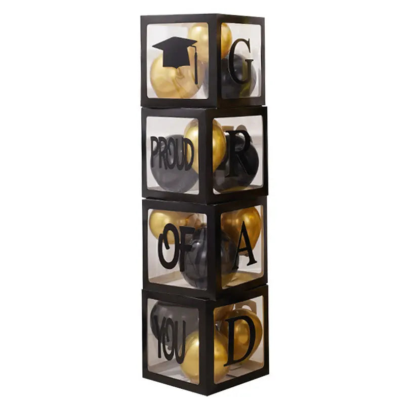 2024 Graduation Season Surprise Box Kindergarten University School Balloon Box for Graduation Party
