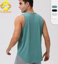 Men's Custom Logo Cotton Gym Muscle Tank Top Windproof Breathable Summer Casual Sportswear Waterproof Vest Sleeveless Workout