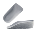 Inner Raised Insole for Women Men Shock Absorbing Soft and Elastic Height Increasing Tool for Students Elevated Shoe Pads