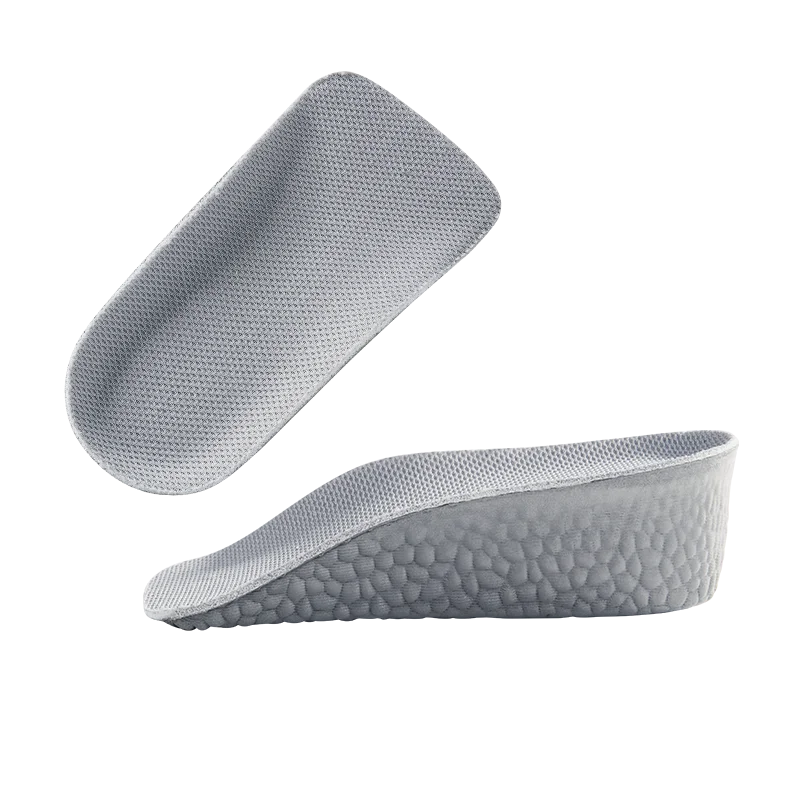 Inner Raised Insole for Women Men Shock Absorbing Soft and Elastic Height Increasing Tool for Students Elevated Shoe Pads