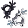 Fit for (23-27)mm Half Couler Truss Clamp Light Duty Mount O Stage Lighting Clamp for Dj Lightspar Lights Slim O Clamp