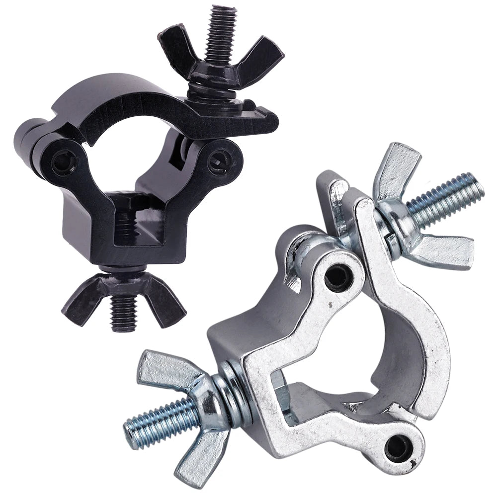 Fit for (23-27)mm Half Couler Truss Clamp Light Duty Mount O Stage Lighting Clamp for Dj Lightspar Lights Slim O Clamp
