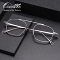 High Quality Designer Men Eyewear Quadro Oculos Big Size End Eyeglasses Best Custom Eye Glasses Pure Titanium Spectacle Frames